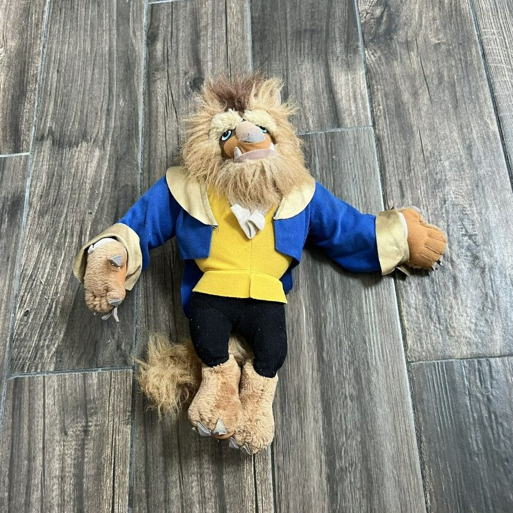VTG Mattel 1992 The Walt Disney Company Beauty & The Beast Stuffed Plush Animal